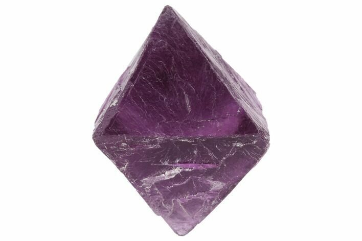 Fluorite Octahedron - Purple Banded #90930